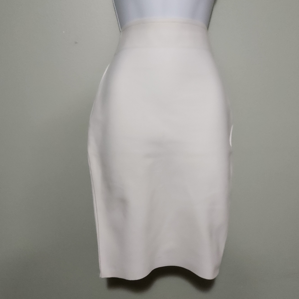White Bodycon Pencil skirt